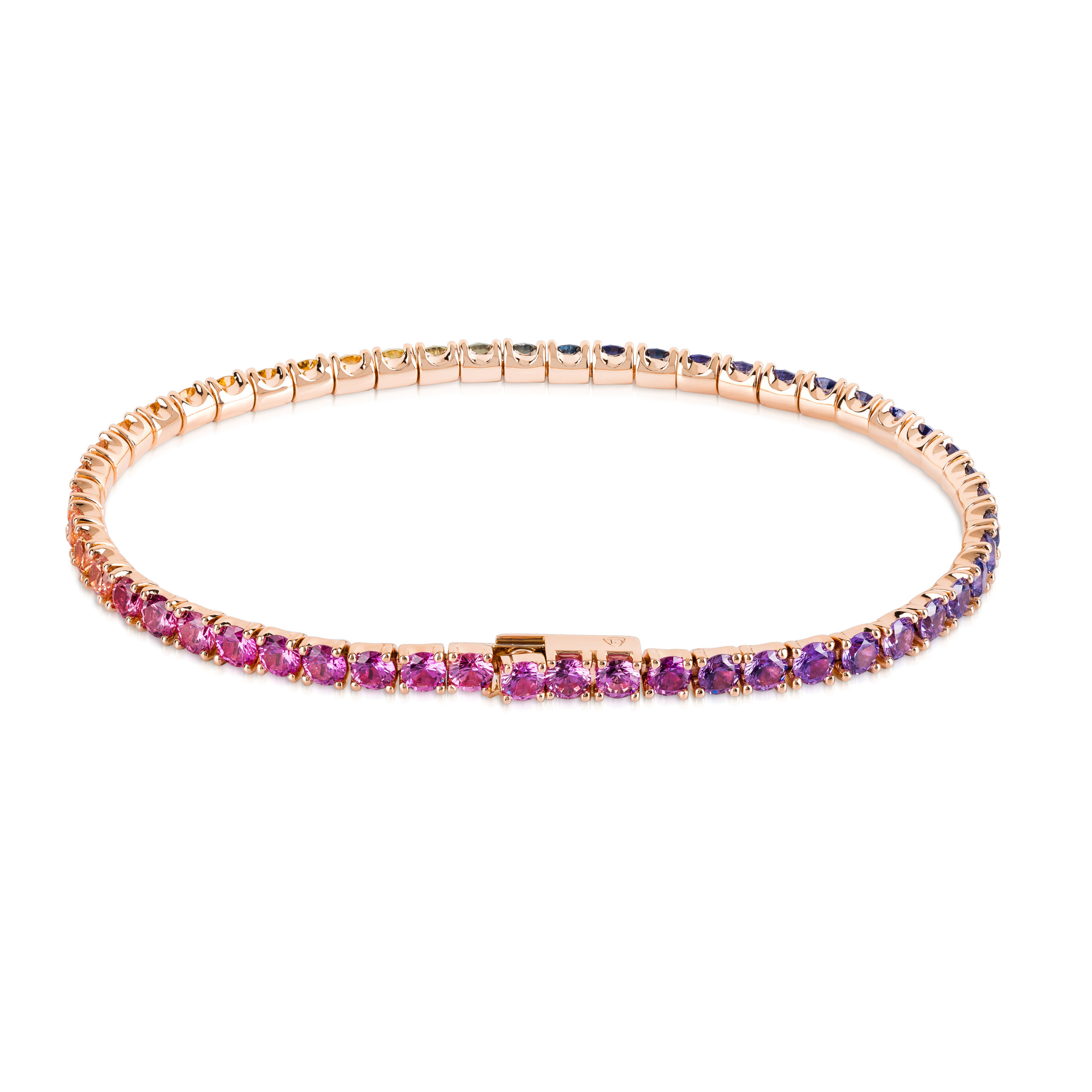 Tennis Bracelet Rainbow - view 2 Tennis Bracelet Rainbow